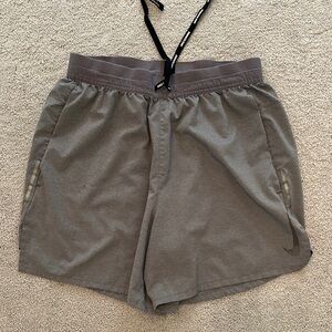 Nike Gray Athletic Performance Shorts